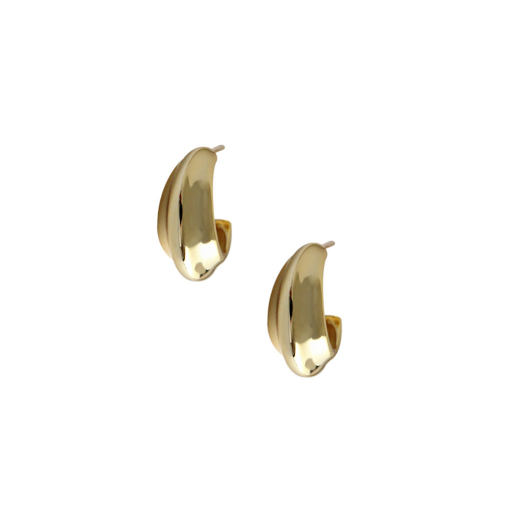 Bella Hoop Earrings in Gold Plated product photo