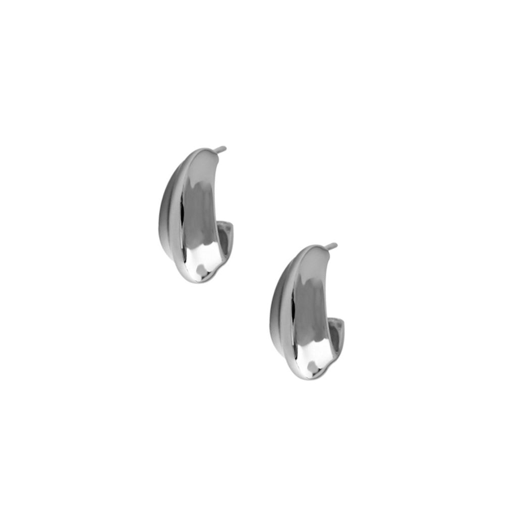 Bella Hoop Earrings in Sterling Silver product photo