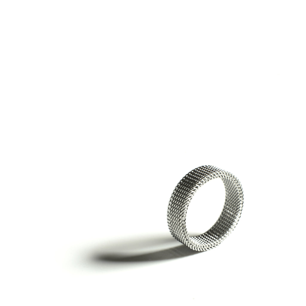 Cascata Braided Ring in Stainless Steel Product photo