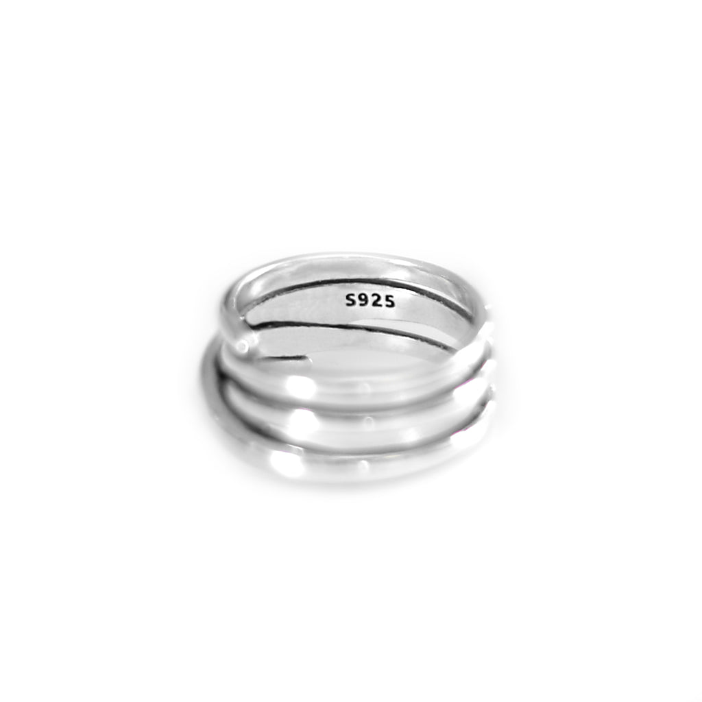 Four-band Ring in Sterling Silver Product photo
