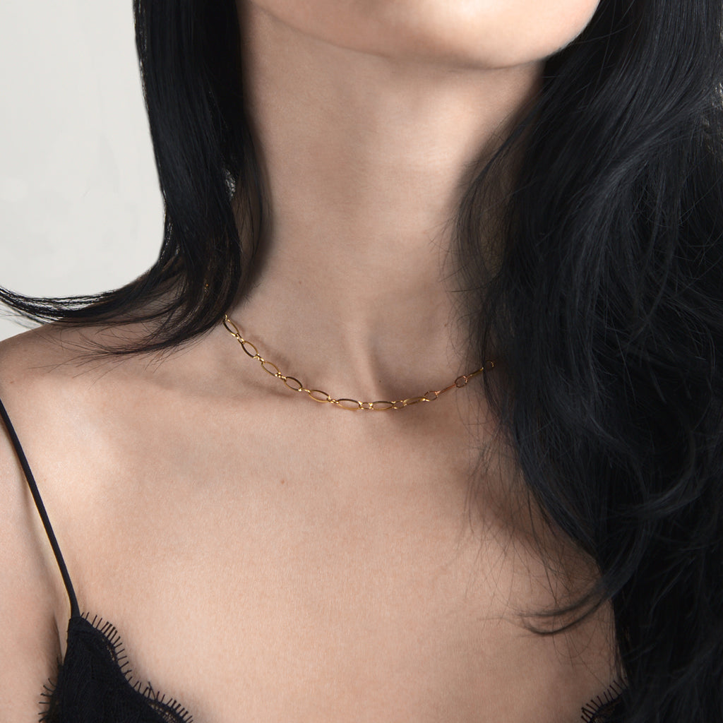 Nuance Chain Necklace in Gold Plated lifestyle photo
