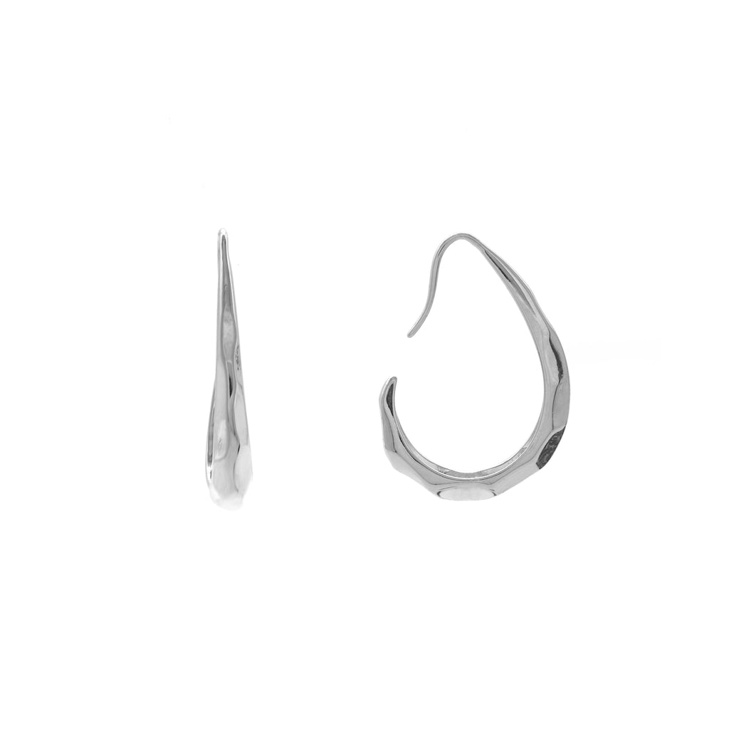 Skylar Hoops in Platinum Plated product photo